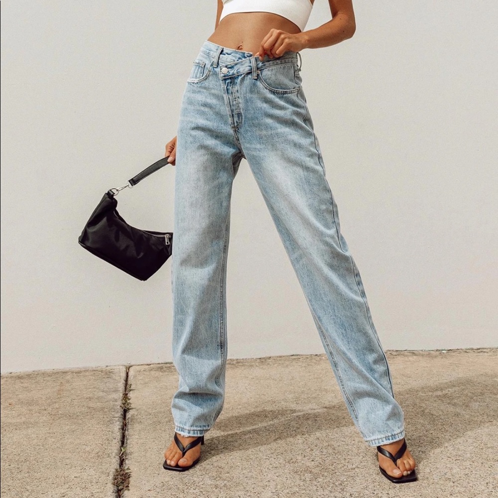 Princess Polly crossover jeans